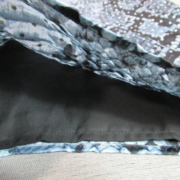 Michael Kors Dress Womens S Blue Gray Snake Skin Rhinestones Sleeveless Sheath - Picture 5 of 11